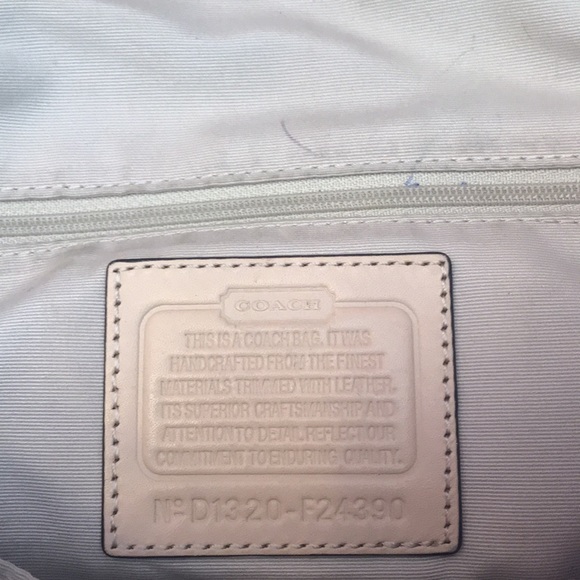 VINTAGE COACH PEYTON TATTERSAL Pre-Loved TOTE Bag/Purse - Picture 3 of 12